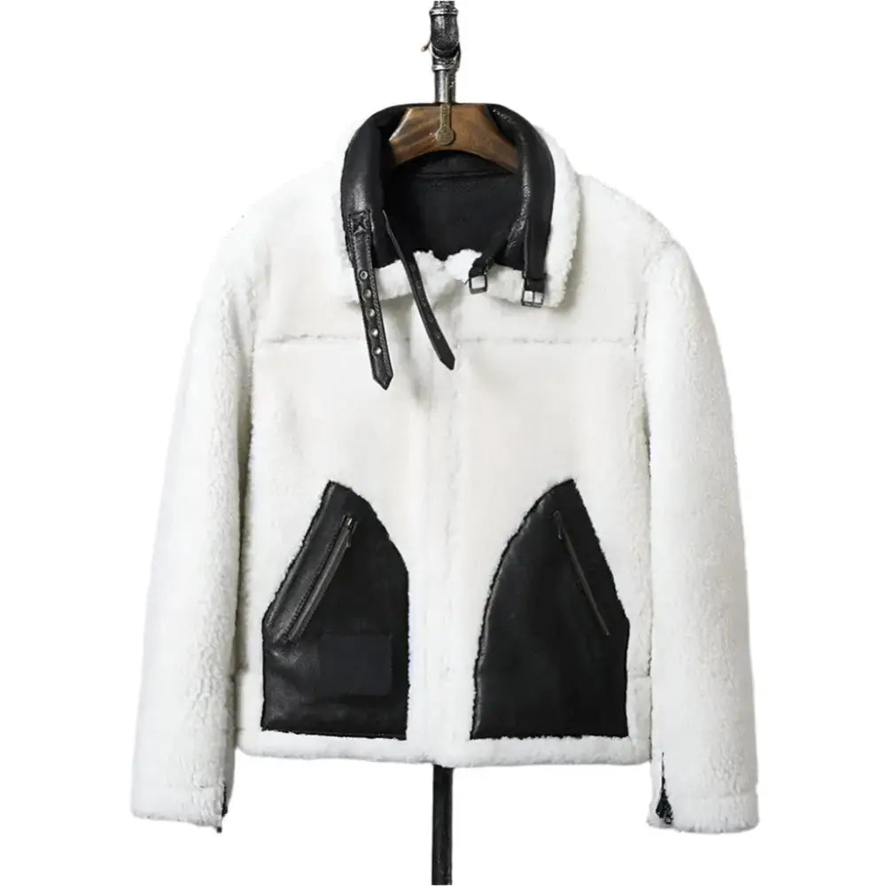 New Black B3 Shearling Jacket