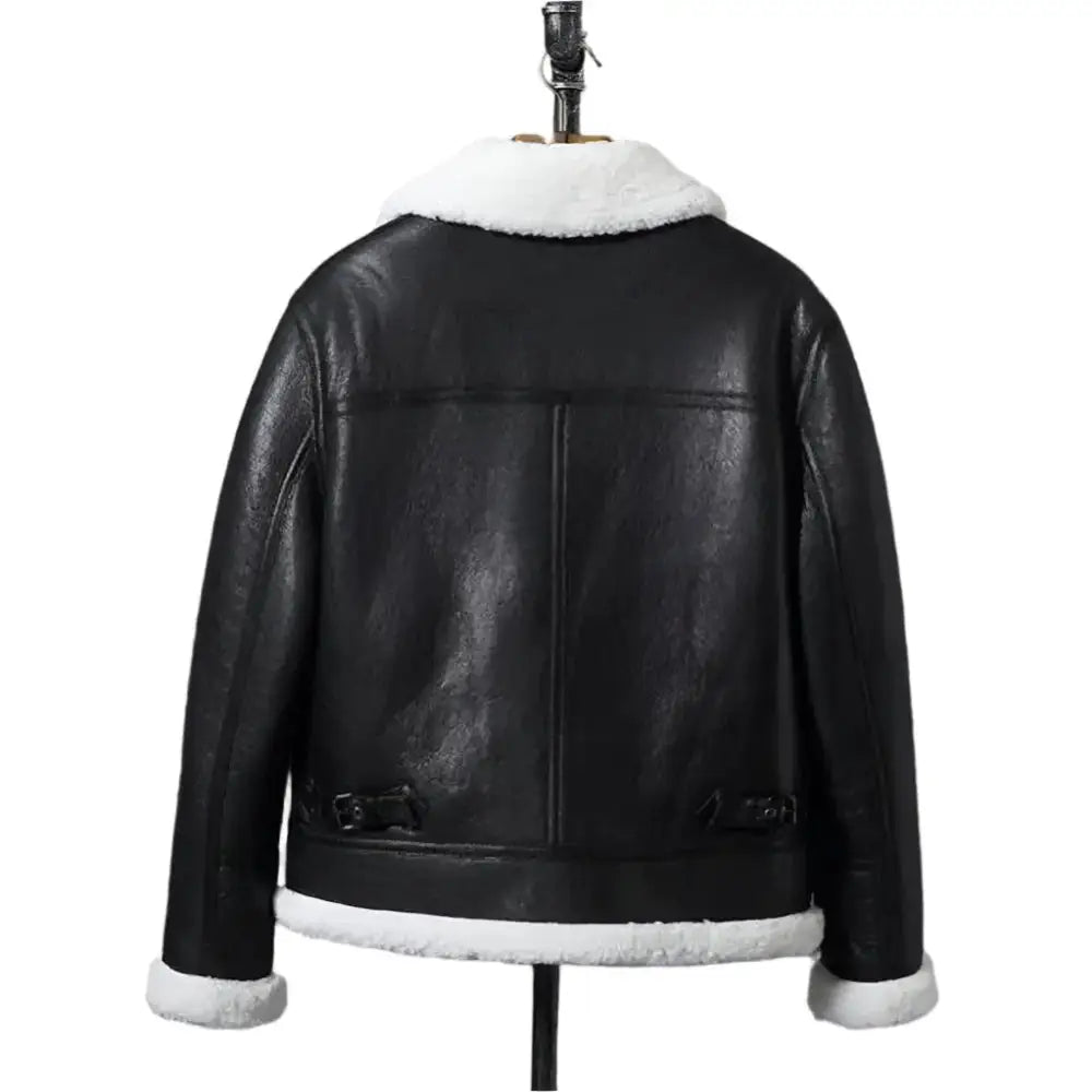 New Black B3 Shearling Jacket